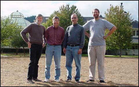 Hal, Bob, Noah and Steve at the Lucas Ranch