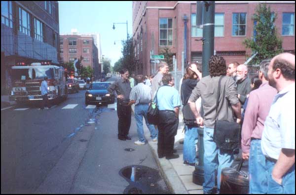 Outside During Fire Drill