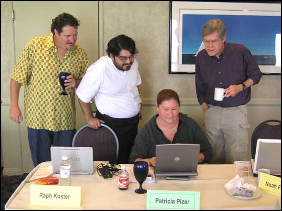 Group Looking at Laptop