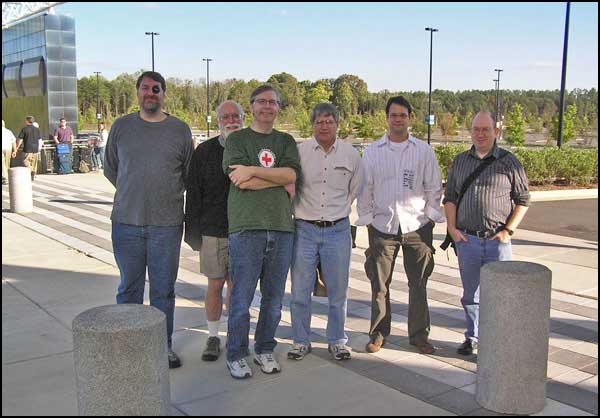 Group outside Air and Space Museum